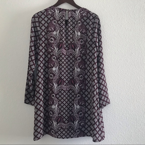 Altard State Floral Shift Dress Long Sleeve Size Small - Picture 4 of 6